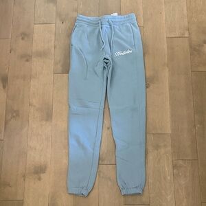 Hollister Light Blue Drawstring Jogger Sweatpants